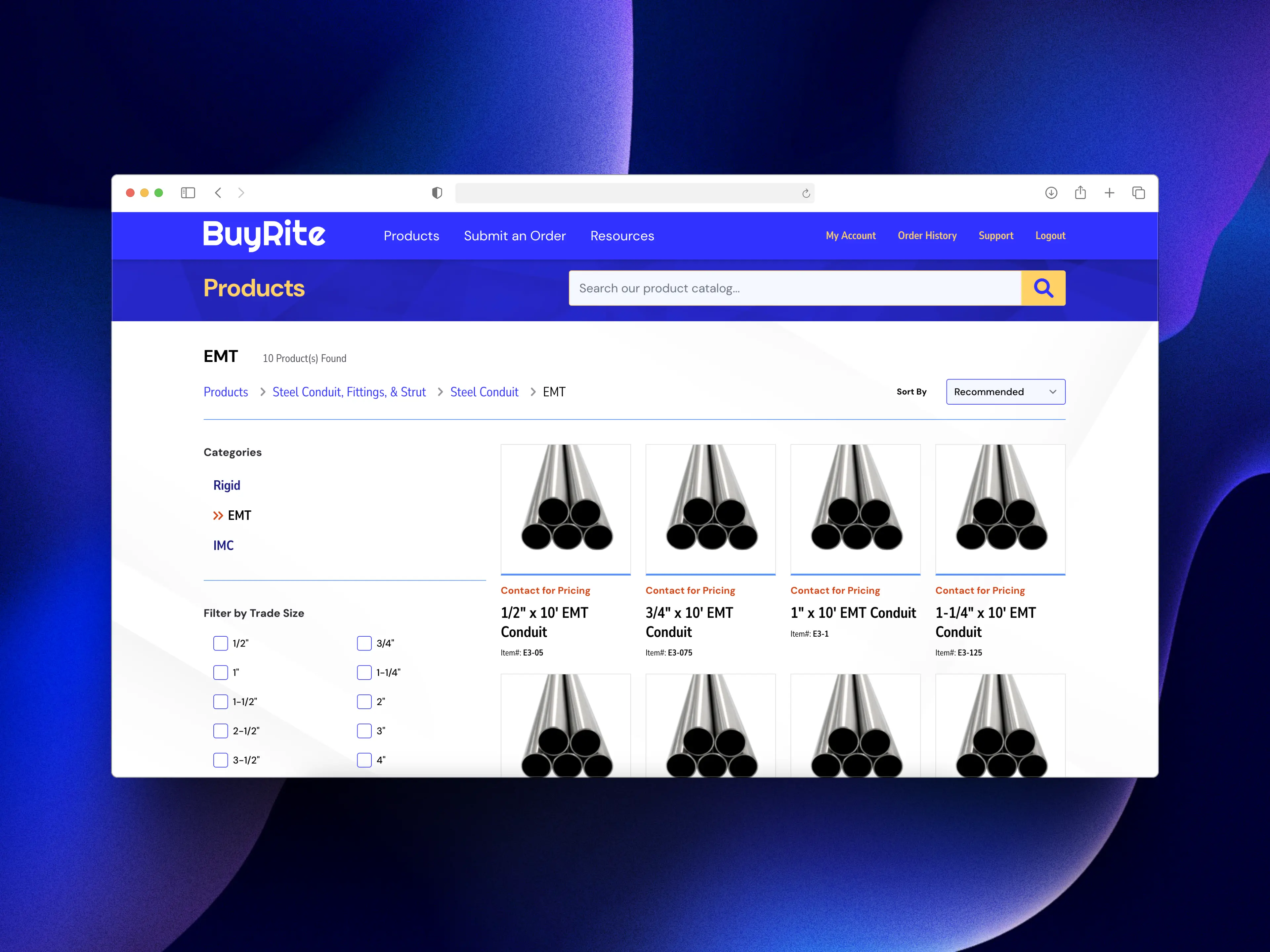 Screenshot of the project /projects/buyrite.webp