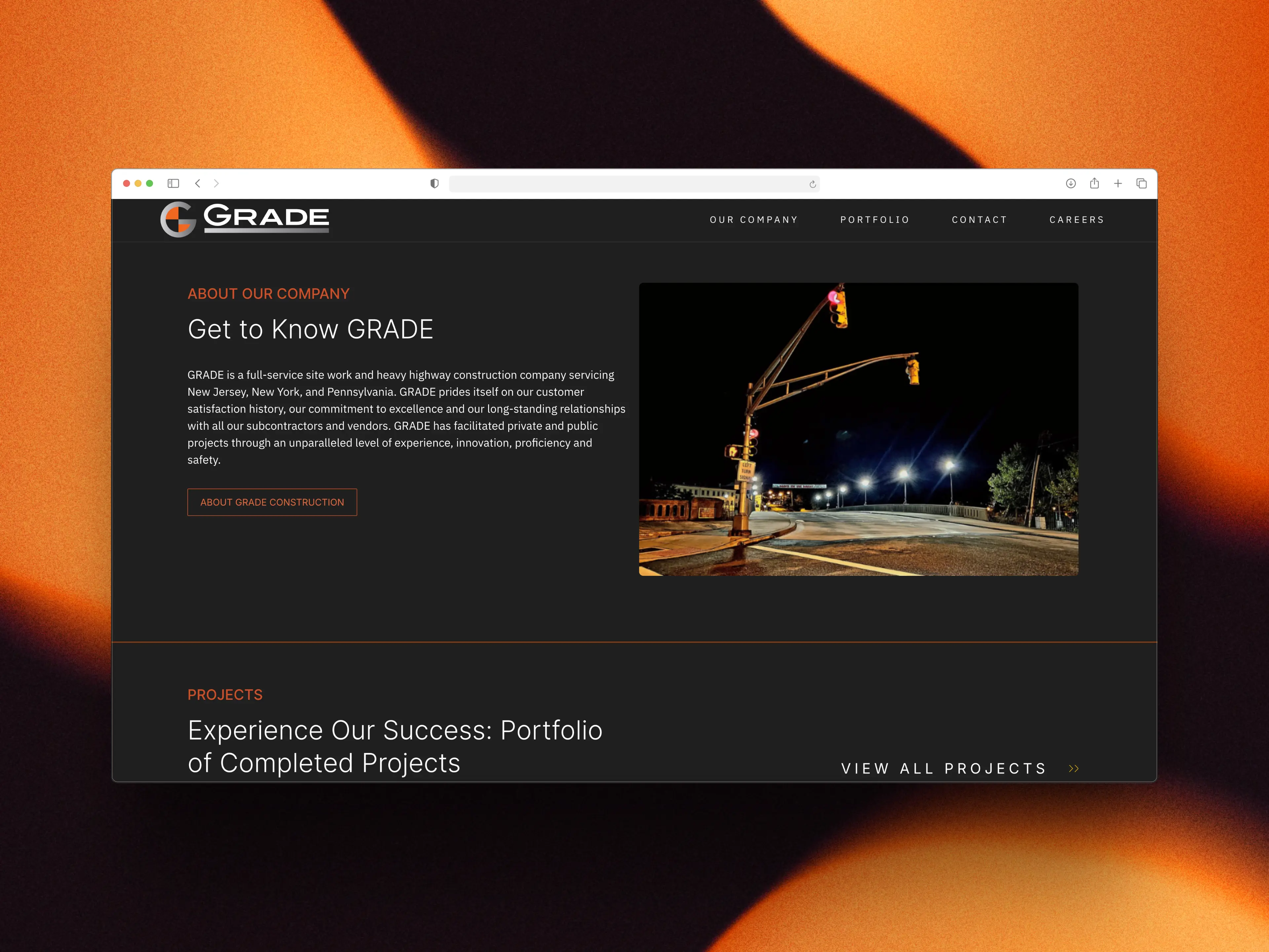 Screenshot of the project /projects/grade.webp