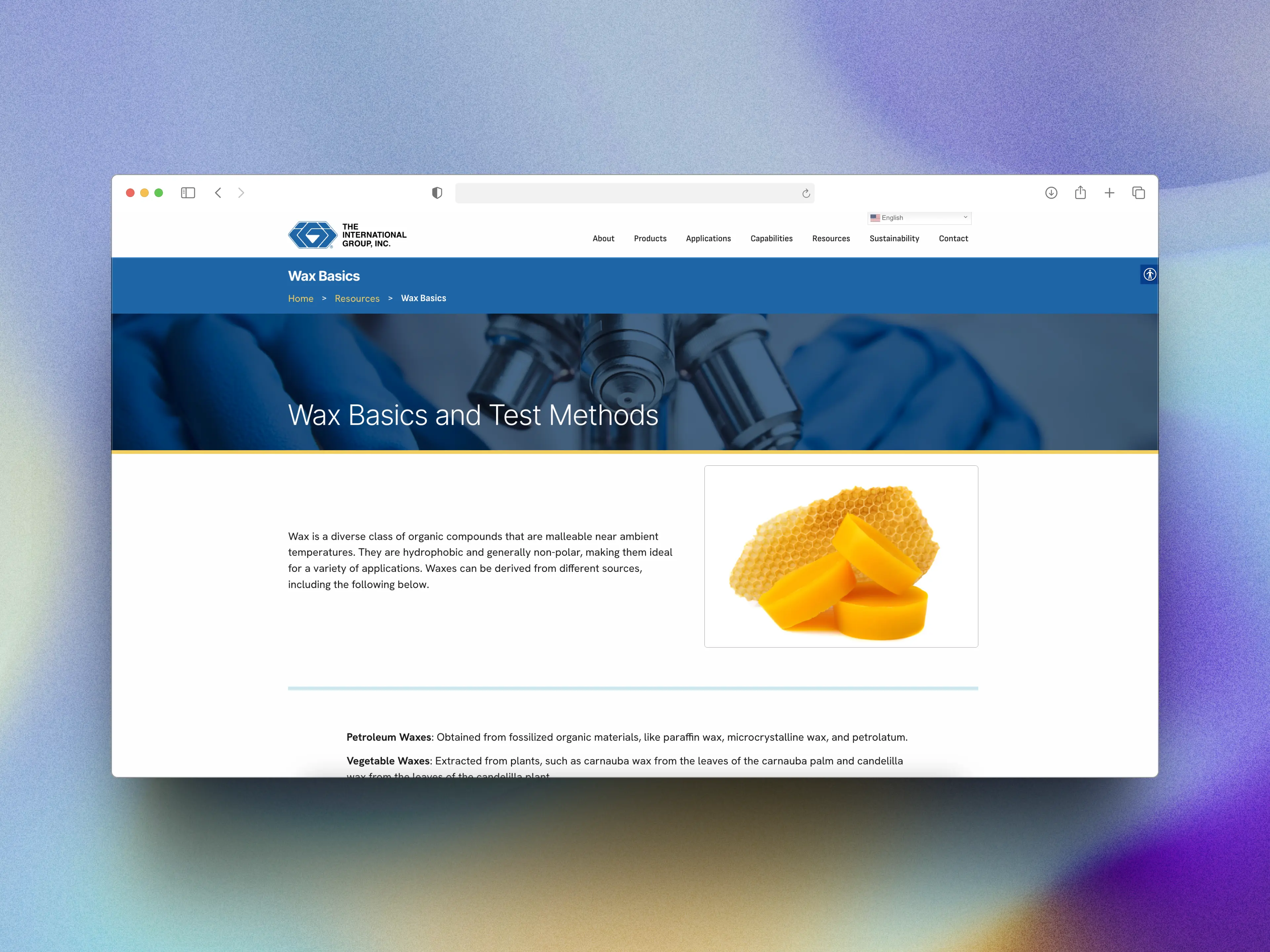 Screenshot of the project /projects/igiwax.webp